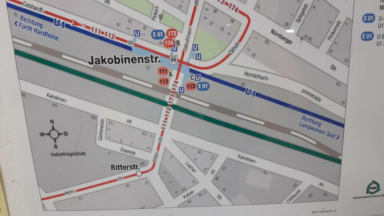 Schwalbennest Lägenhet Fürth Exteriör bild